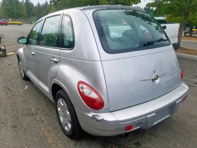 3A4FY48B66T351887 - 2006 CHRYSLER PT CRUISER SILVER photo 3