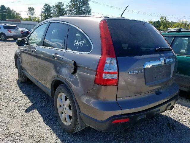 5J6RE48719L049523 - 2009 HONDA CR-V EXL GRAY photo 3