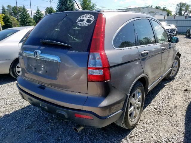 5J6RE48719L049523 - 2009 HONDA CR-V EXL GRAY photo 4