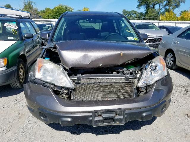 5J6RE48719L049523 - 2009 HONDA CR-V EXL GRAY photo 9