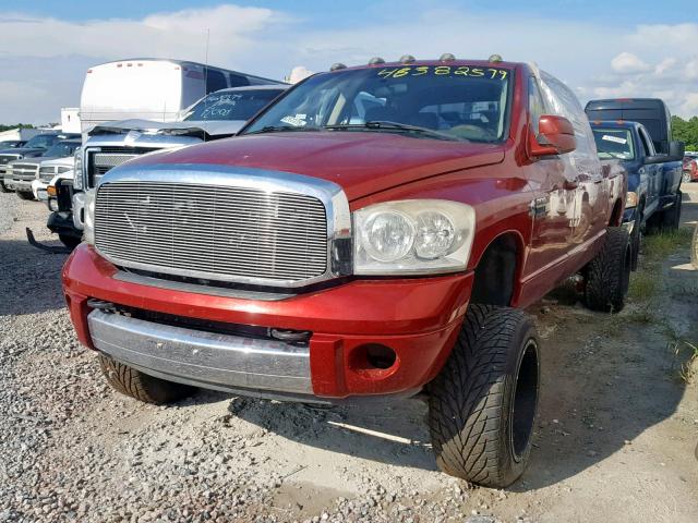 3D7KS29C87G742315 - 2007 DODGE RAM 2500 RED photo 2