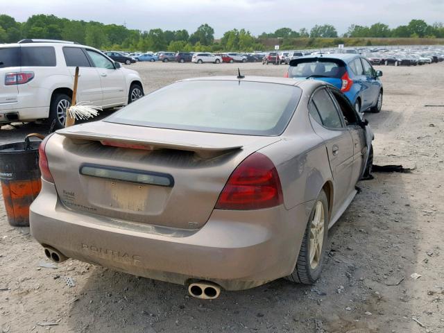 2G2WR554561153550 - 2006 PONTIAC GRAND PRIX BROWN photo 4