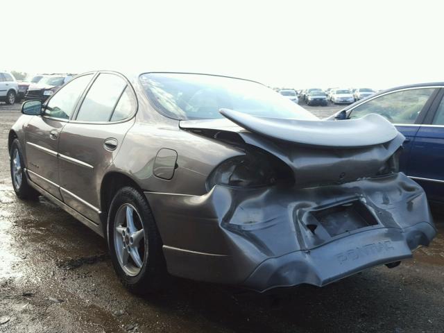 1G2WP52K0YF144050 - 2000 PONTIAC GRAND PRIX BROWN photo 3