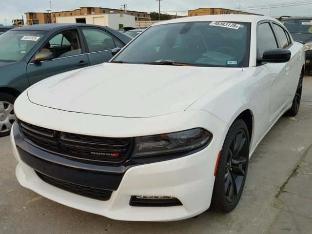 2C3CDXHG7HH643078 - 2017 DODGE CHARGER SX WHITE photo 2