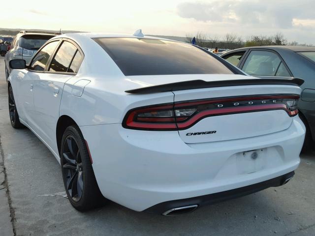 2C3CDXHG7HH643078 - 2017 DODGE CHARGER SX WHITE photo 3