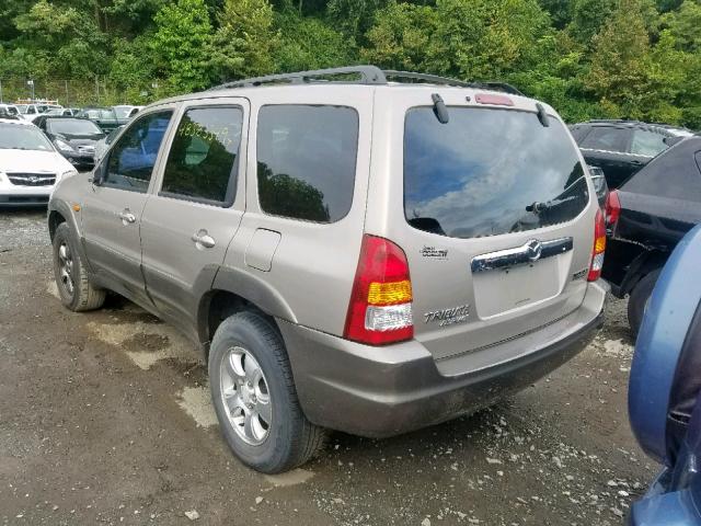 4F2YU09151KM36528 - 2001 MAZDA TRIBUTE LX TAN photo 3