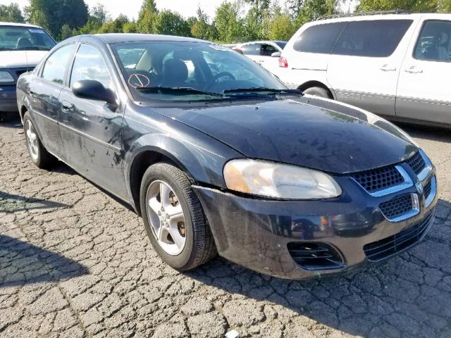 1B3EL46R74N407818 - 2004 DODGE STRATUS SX BLACK photo 1