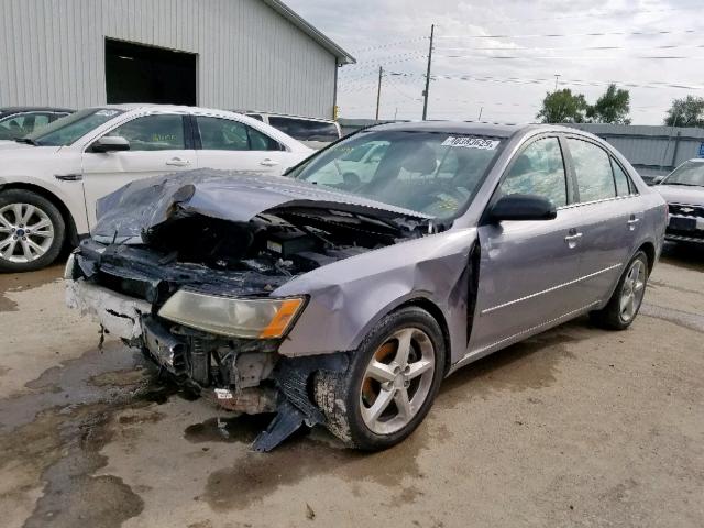 5NPEU46F77H192348 - 2007 HYUNDAI SONATA SE GRAY photo 2