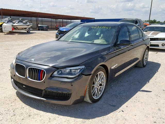 WBAYF8C56DDE59443 - 2013 BMW 750 LXI CHARCOAL photo 2