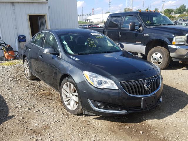 2G4GN5EX6E9252203 - 2014 BUICK REGAL PREM CHARCOAL photo 1