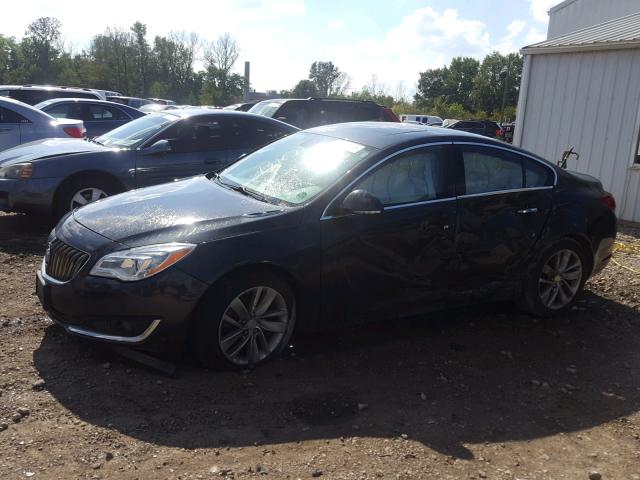 2G4GN5EX6E9252203 - 2014 BUICK REGAL PREM CHARCOAL photo 10