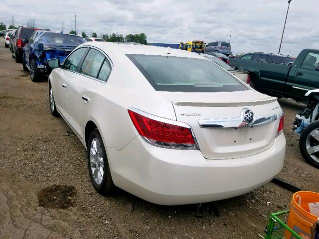 1G4GC5ERXCF158868 - 2012 BUICK LACROSSE WHITE photo 3