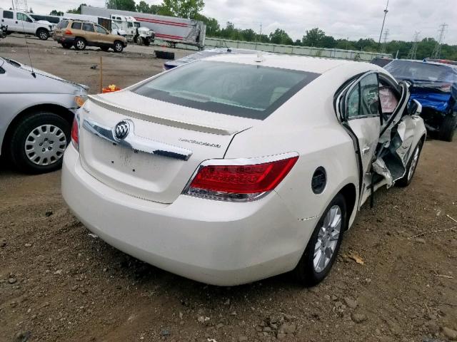 1G4GC5ERXCF158868 - 2012 BUICK LACROSSE WHITE photo 4