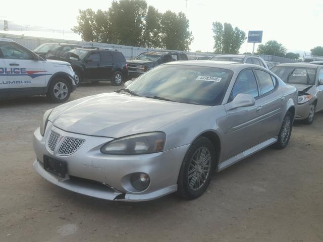 2G2WP552X81163790 - 2008 PONTIAC GRAND PRIX SILVER photo 2