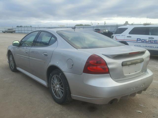 2G2WP552X81163790 - 2008 PONTIAC GRAND PRIX SILVER photo 3