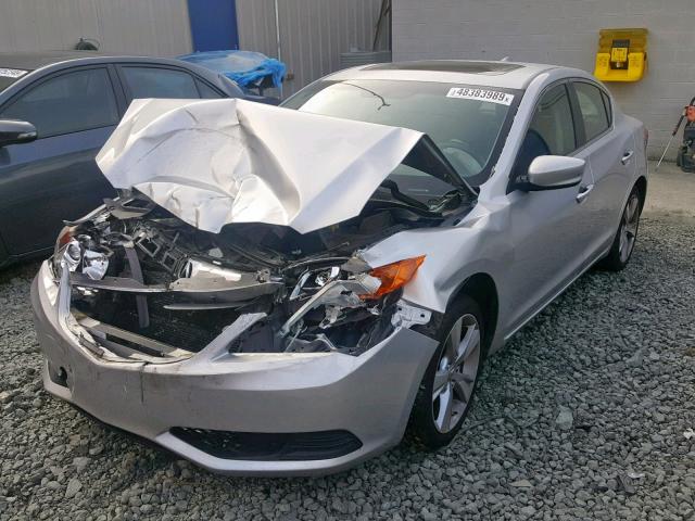 19VDE1F38EE013256 - 2014 ACURA ILX 20 SILVER photo 2