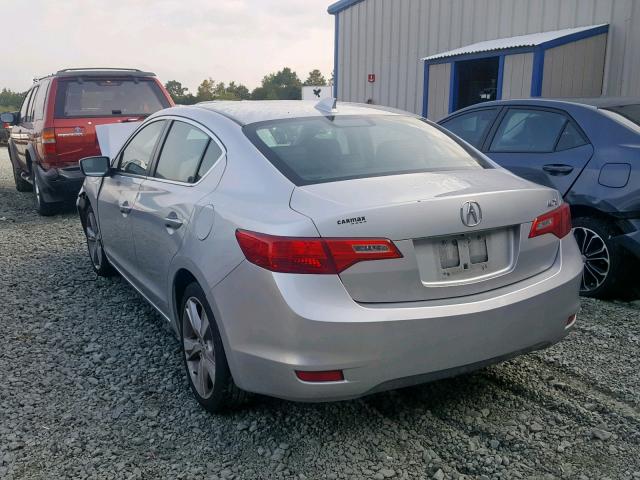 19VDE1F38EE013256 - 2014 ACURA ILX 20 SILVER photo 3