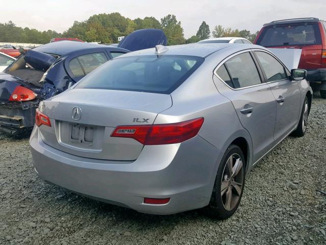 19VDE1F38EE013256 - 2014 ACURA ILX 20 SILVER photo 4