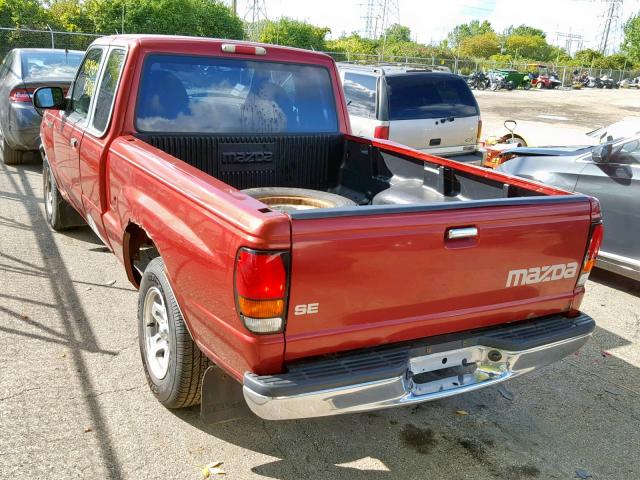 4F4YR16C8XTM30827 - 1999 MAZDA B2500 CAB RED photo 3