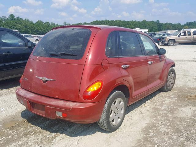 3A8FY48979T563231 - 2009 CHRYSLER PT CRUISER RED photo 4