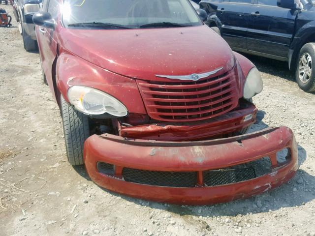 3A8FY48979T563231 - 2009 CHRYSLER PT CRUISER RED photo 9