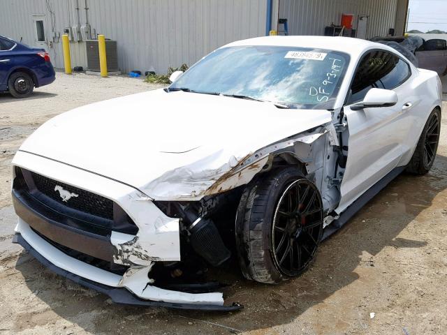 1FA6P8CF1F5385249 - 2015 FORD MUSTANG GT WHITE photo 2