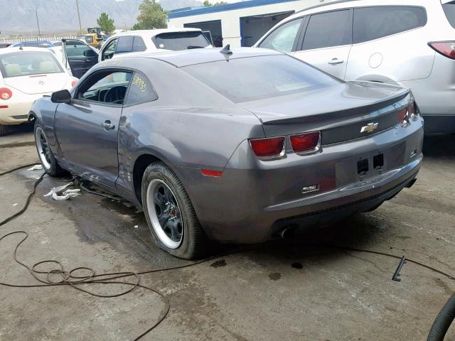 2G1FA1E32D9152205 - 2013 CHEVROLET CAMARO LS GRAY photo 3