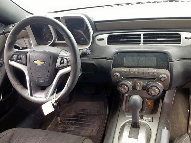 2G1FA1E32D9152205 - 2013 CHEVROLET CAMARO LS GRAY photo 9