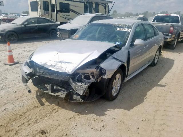 2G1WF5E31C1161547 - 2012 CHEVROLET IMPALA LS SILVER photo 2