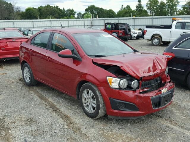 1G1JA5SH4C4171339 - 2012 CHEVROLET SONIC LS 红色 照片 1