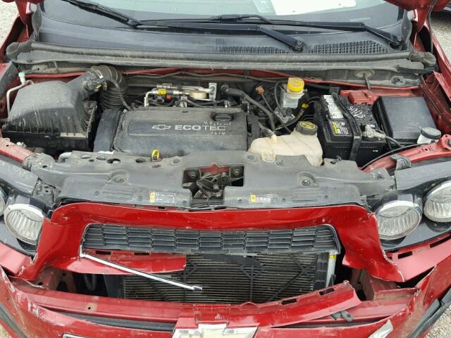 1G1JA5SH4C4171339 - 2012 CHEVROLET SONIC LS 红色 照片 7