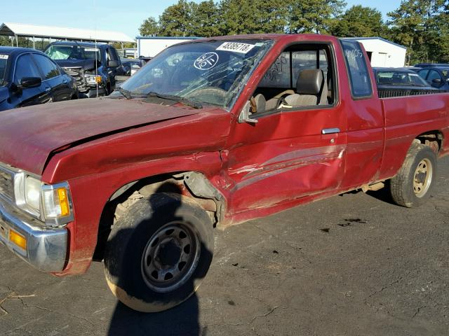 1N6SD16S7SC434717 - 1995 NISSAN TRUCK KING MAROON photo 9