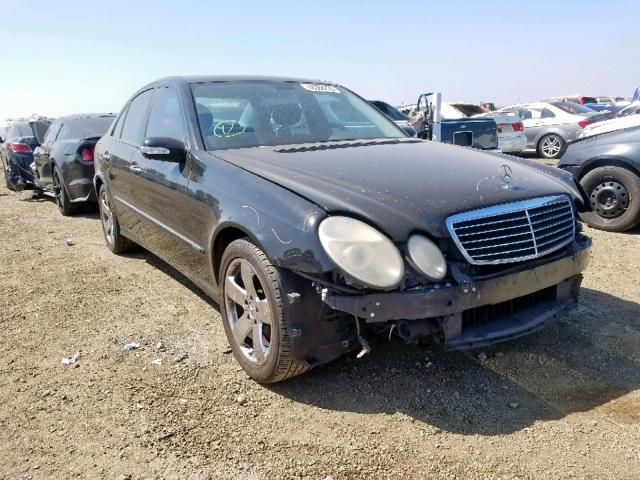 WDBUF65JX3A142132 - 2003 MERCEDES-BENZ E 320 BLACK photo 1