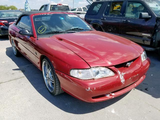 1FAFP45X6WF119220 - 1998 FORD MUSTANG GT RED photo 1