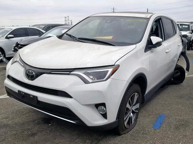 JTMWFREV5JJ732878 - 2018 TOYOTA RAV4 ADVEN WHITE photo 2