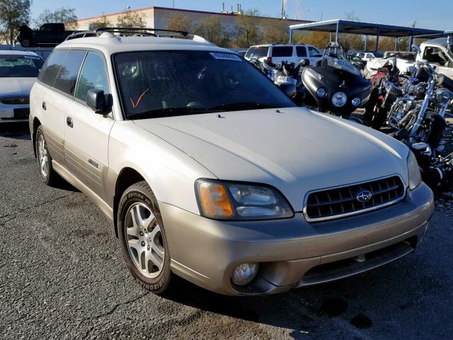 4S3BH675947612135 - 2004 SUBARU LEGACY OUT WHITE photo 1