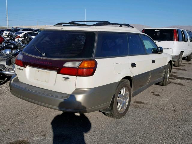 4S3BH675947612135 - 2004 SUBARU LEGACY OUT WHITE photo 4