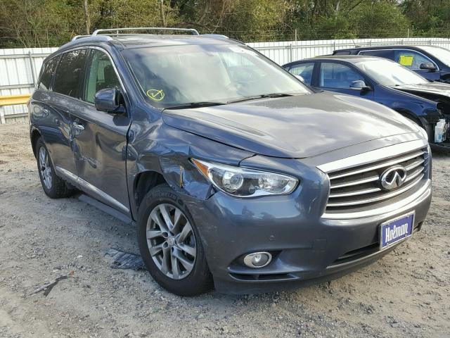 5N1AL0MM8DC301575 - 2013 INFINITI JX35 GRAY photo 1