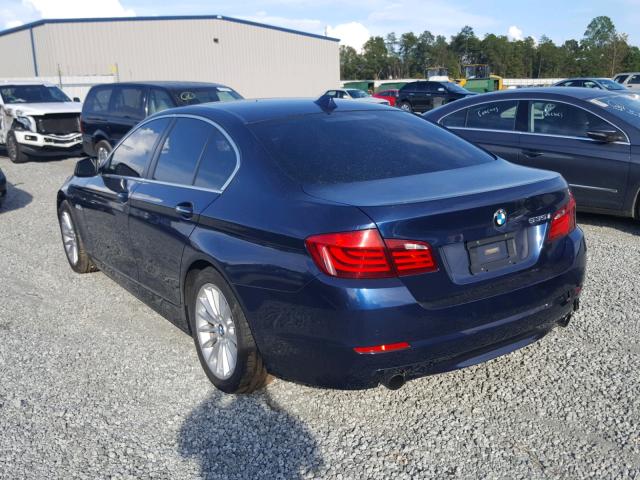 WBAFR7C54CC811204 - 2012 BMW 535 I BLUE photo 3