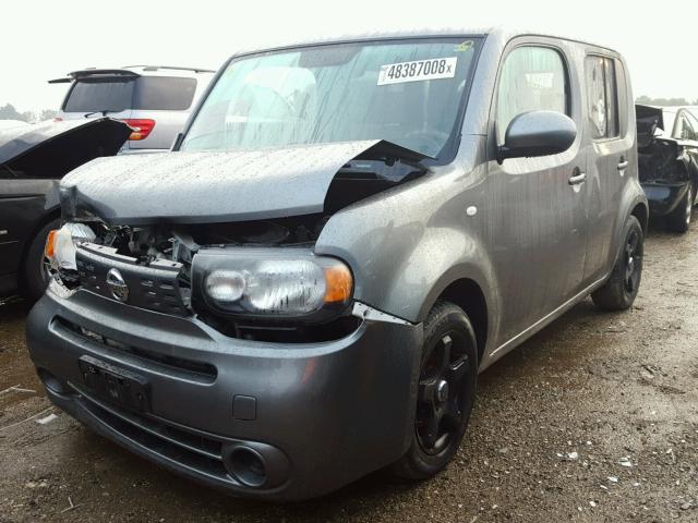 JN8AZ2KR4AT163398 - 2010 NISSAN CUBE BASE CHARCOAL photo 2