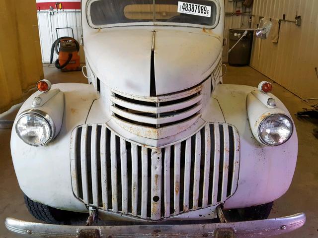 21BPJ8047 - 1946 CHEVROLET TRUCK WHITE photo 9