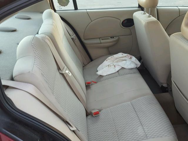 1G8AJ58F06Z193532 - 2006 SATURN ION LEVEL BURGUNDY photo 6