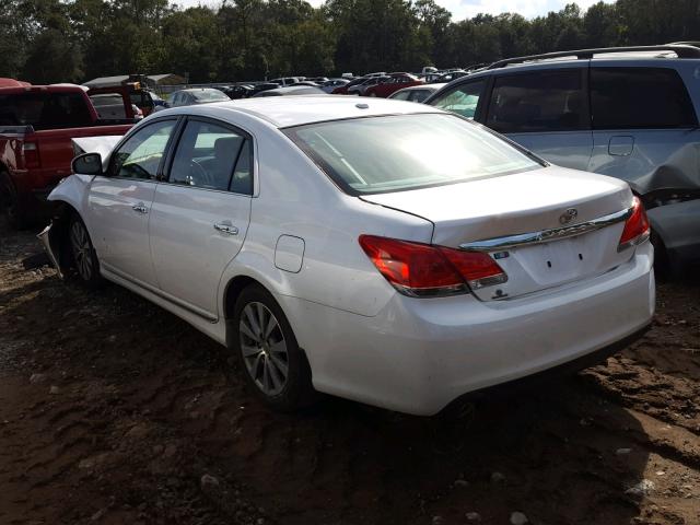 4T1BK3DB4BU435322 - 2011 TOYOTA AVALON BAS Ақ фото 3