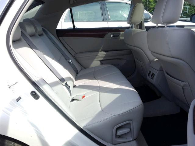 4T1BK3DB4BU435322 - 2011 TOYOTA AVALON BAS Ақ фото 6