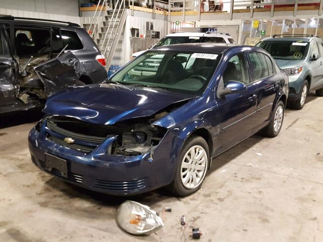 1G1AD5F56A7243810 - 2010 CHEVROLET COBALT 1LT BLUE photo 2