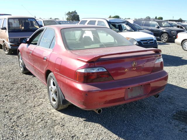 19UUA56633A021013 - 2003 ACURA 3.2TL MAROON photo 3