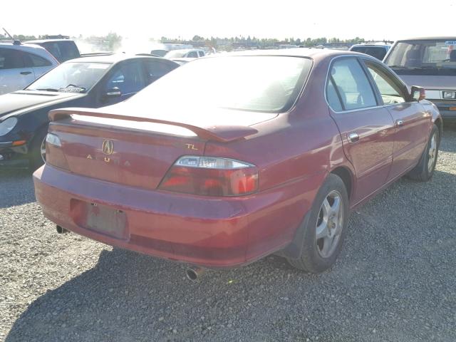 19UUA56633A021013 - 2003 ACURA 3.2TL MAROON photo 4