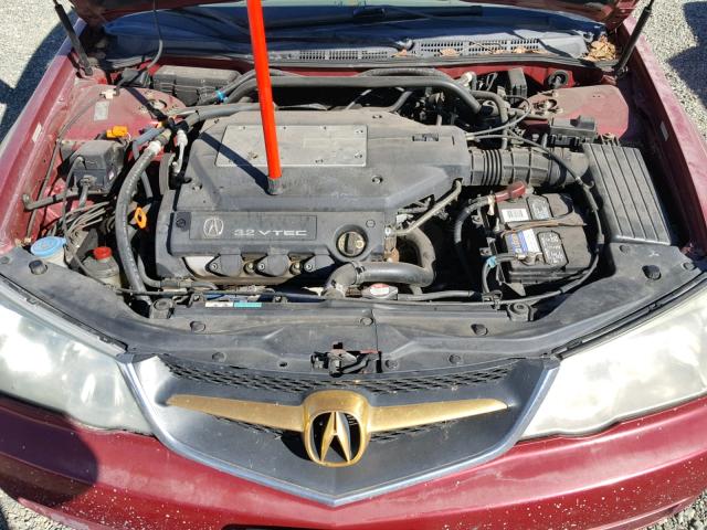 19UUA56633A021013 - 2003 ACURA 3.2TL MAROON photo 7