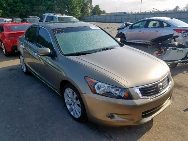 1HGCP36879A005857 - 2009 HONDA ACCORD EXL GOLD photo 1