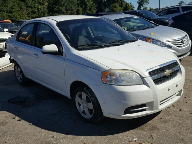 KL1TD5DE4BB135811 - 2011 CHEVROLET AVEO LS WHITE photo 1